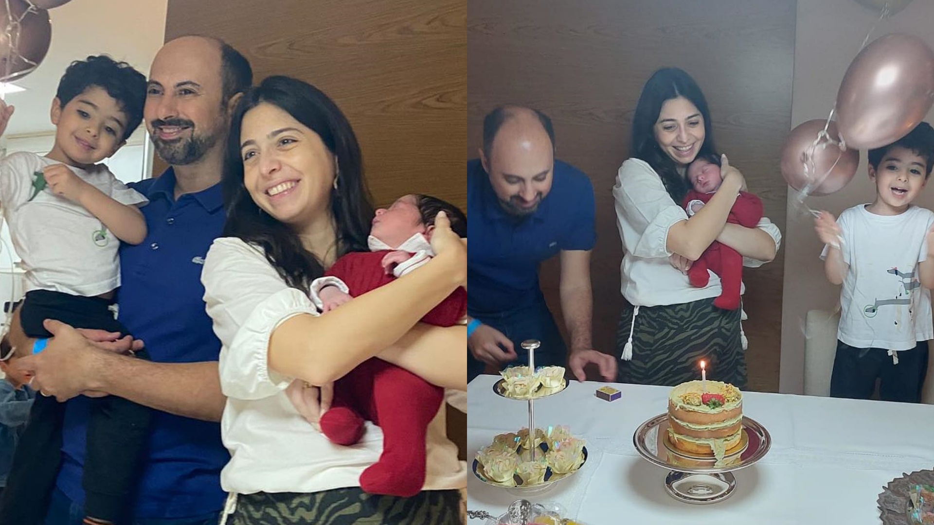 Após deixar a maternidade, Cinthia Toledo comemora aniversário em família: “Especial”