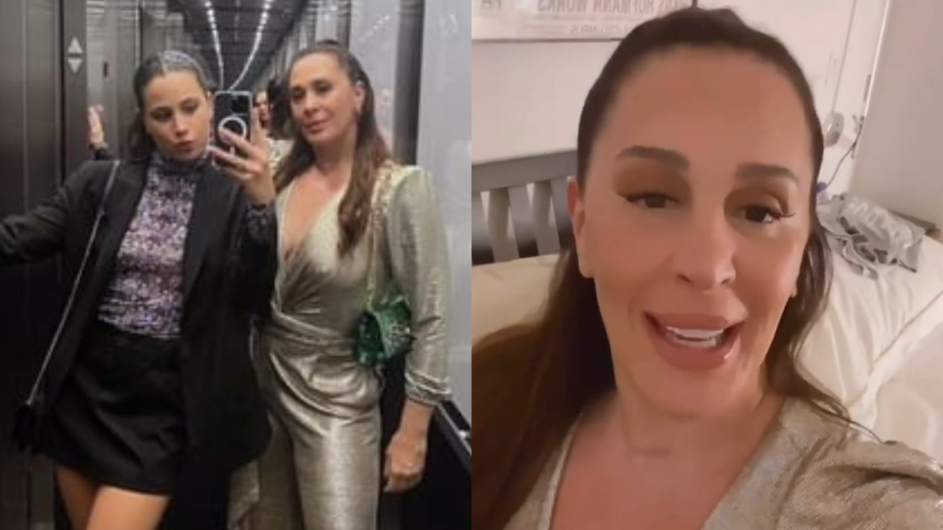 Claudia Raia e a filha são barradas em balada de Nova York