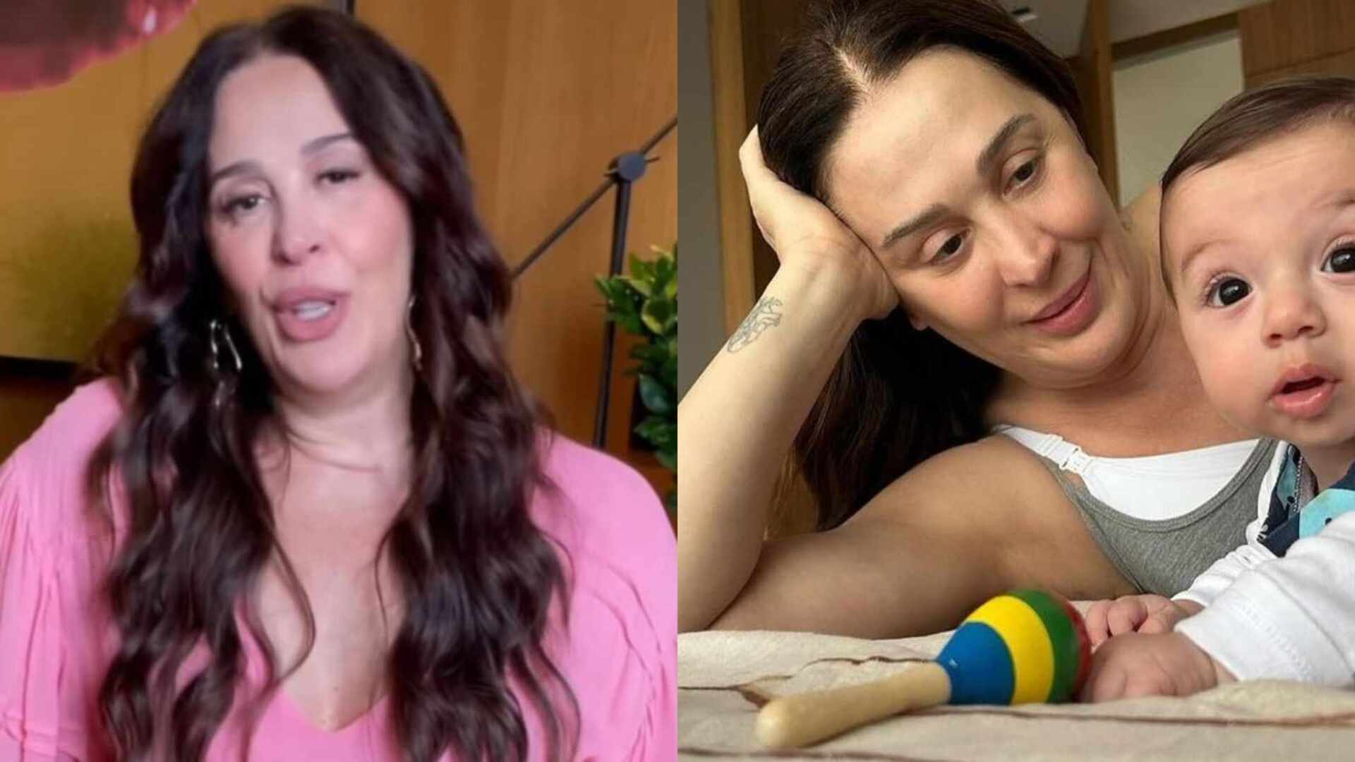 Viajando sem o filho pela primeira vez, Claudia Raia desabafa: ”Saudade”