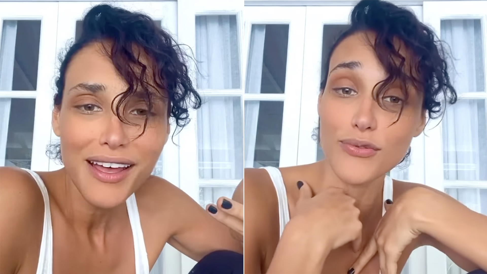 Débora Nascimento reage ao ver seu nome em rumores: ‘Não teve notificação nenhuma’