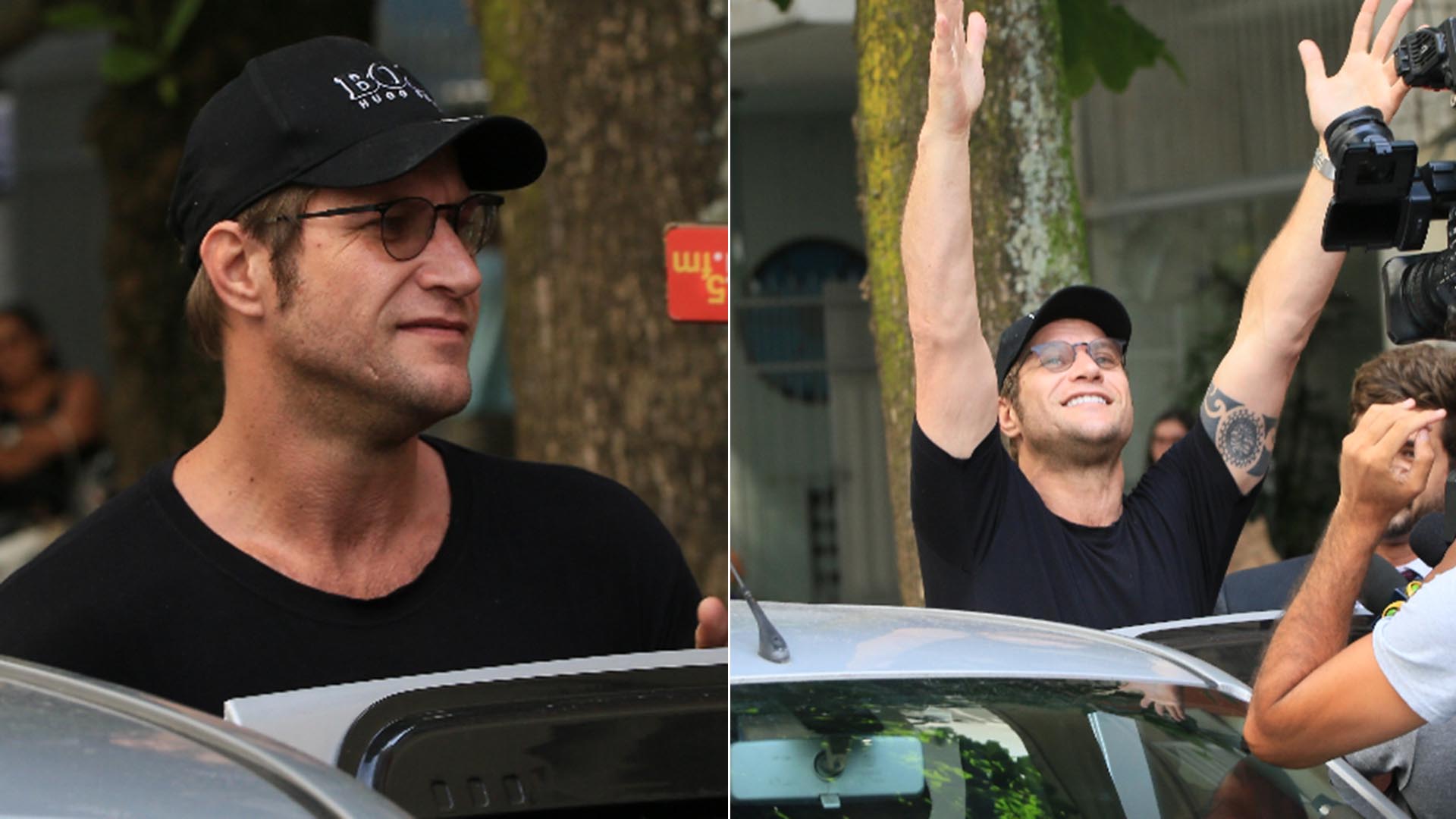 Ex-BBB Diego Alemão é flagrado ao sair da delegacia após ser preso