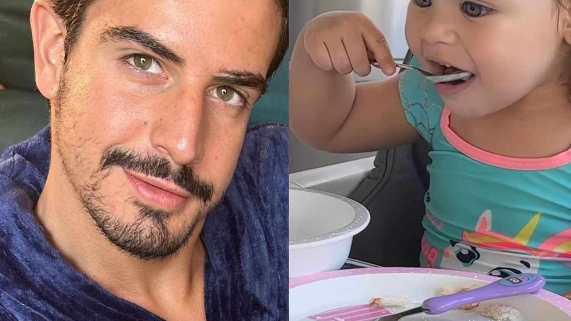 Enzo Celulari flagra a irmã caçula comendo e falando: ”Bom dia”