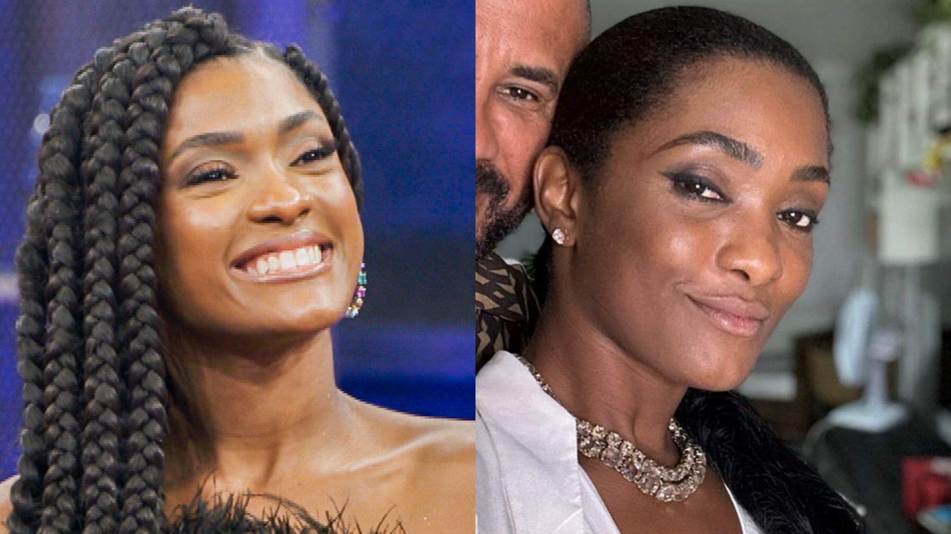Erika Januza exibe foto rara com seu noivo