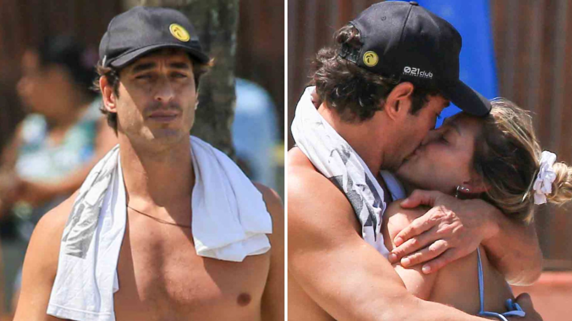 Ex-marido de Isis Valverde é flagrado aos beijos com gata em momento indiscreto