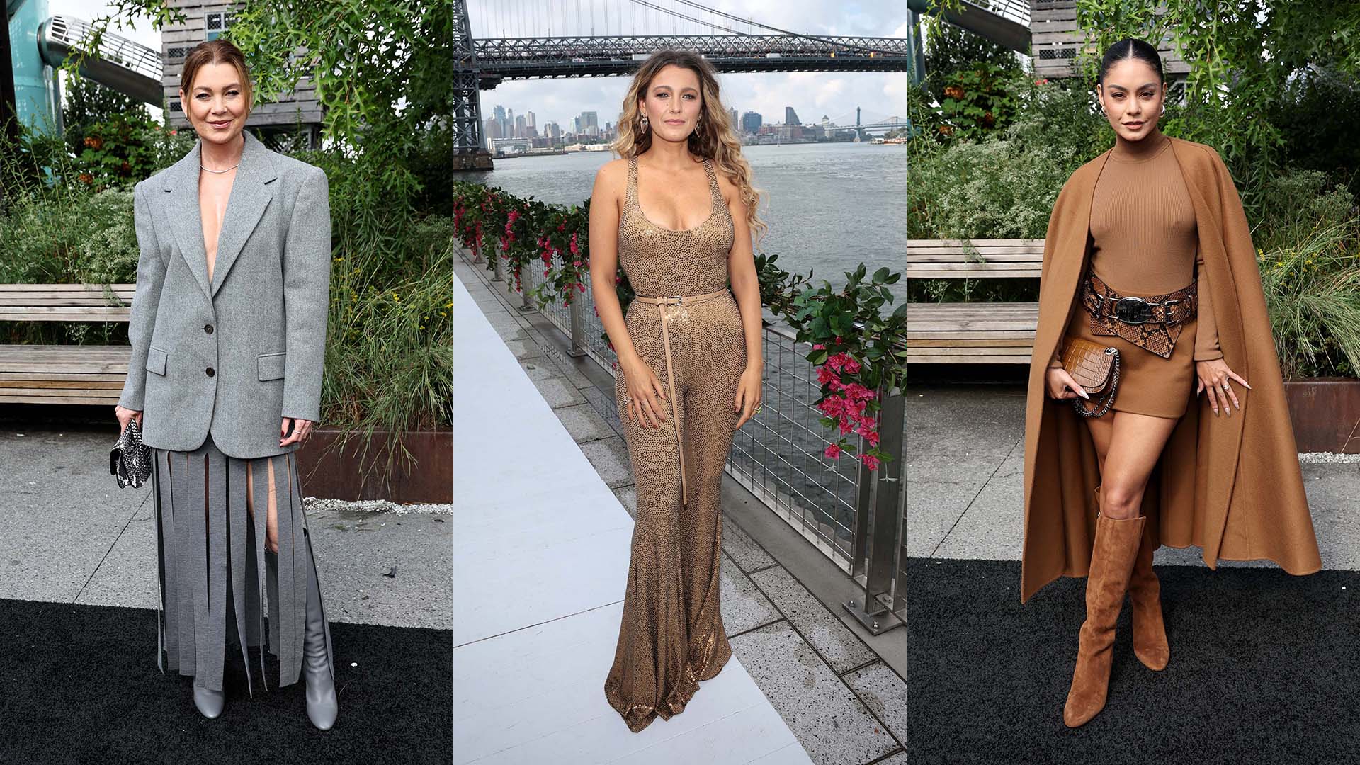 Fashion week nova-iorquina reúne famosas com looks cheios de estilo; veja