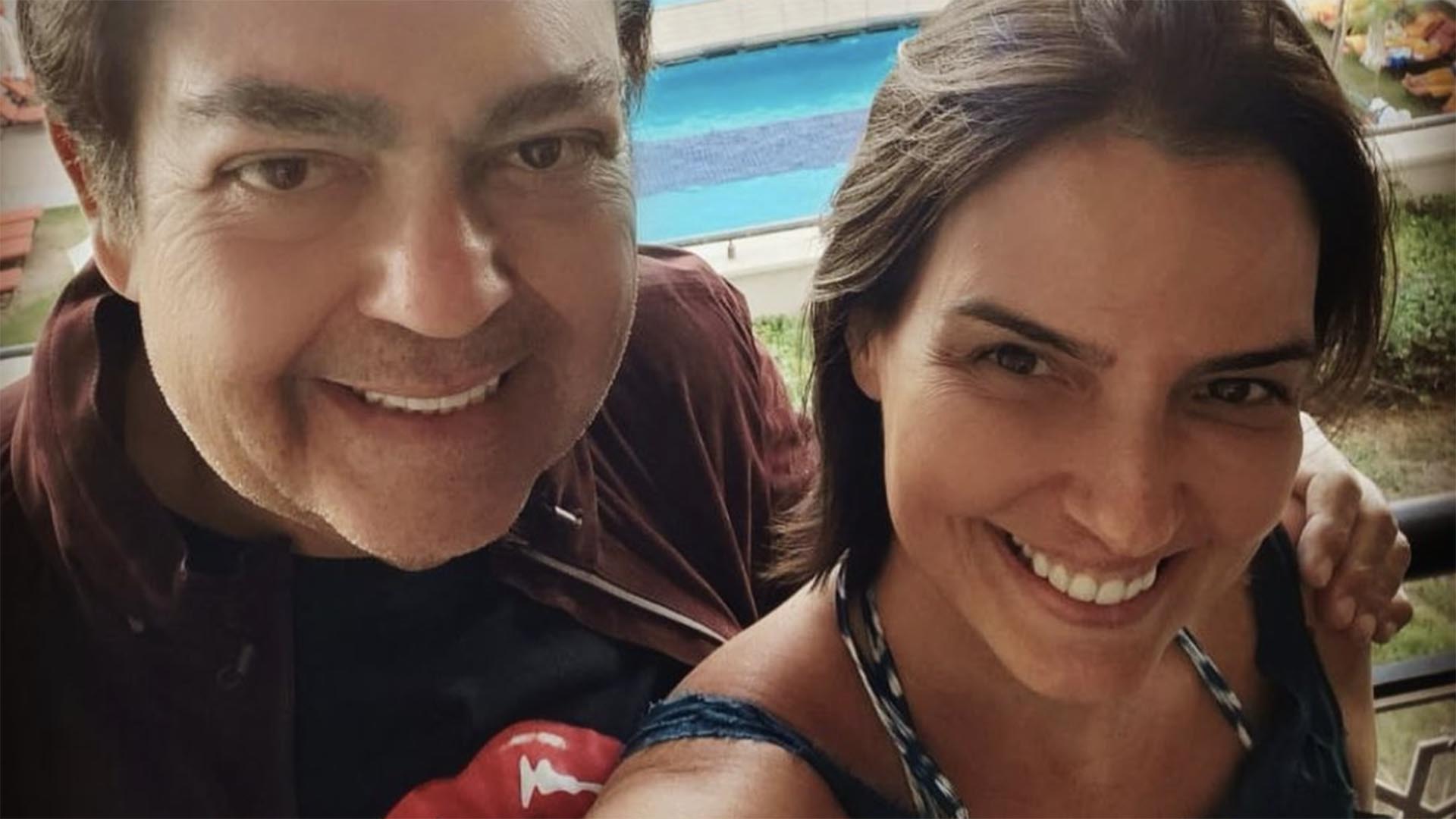 Esposa de Faustão fala pela primeira vez sobre alta do marido