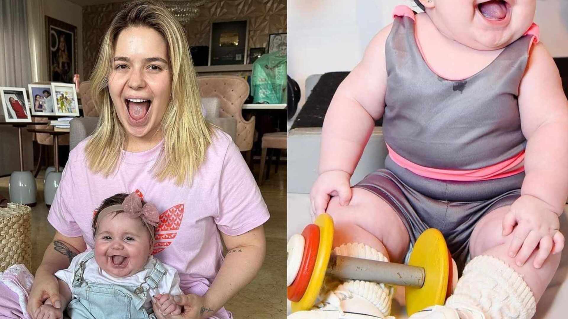 Filha de Viih Tube faz ensaio fitness e explode o fofurômetro: ”Não aguento”