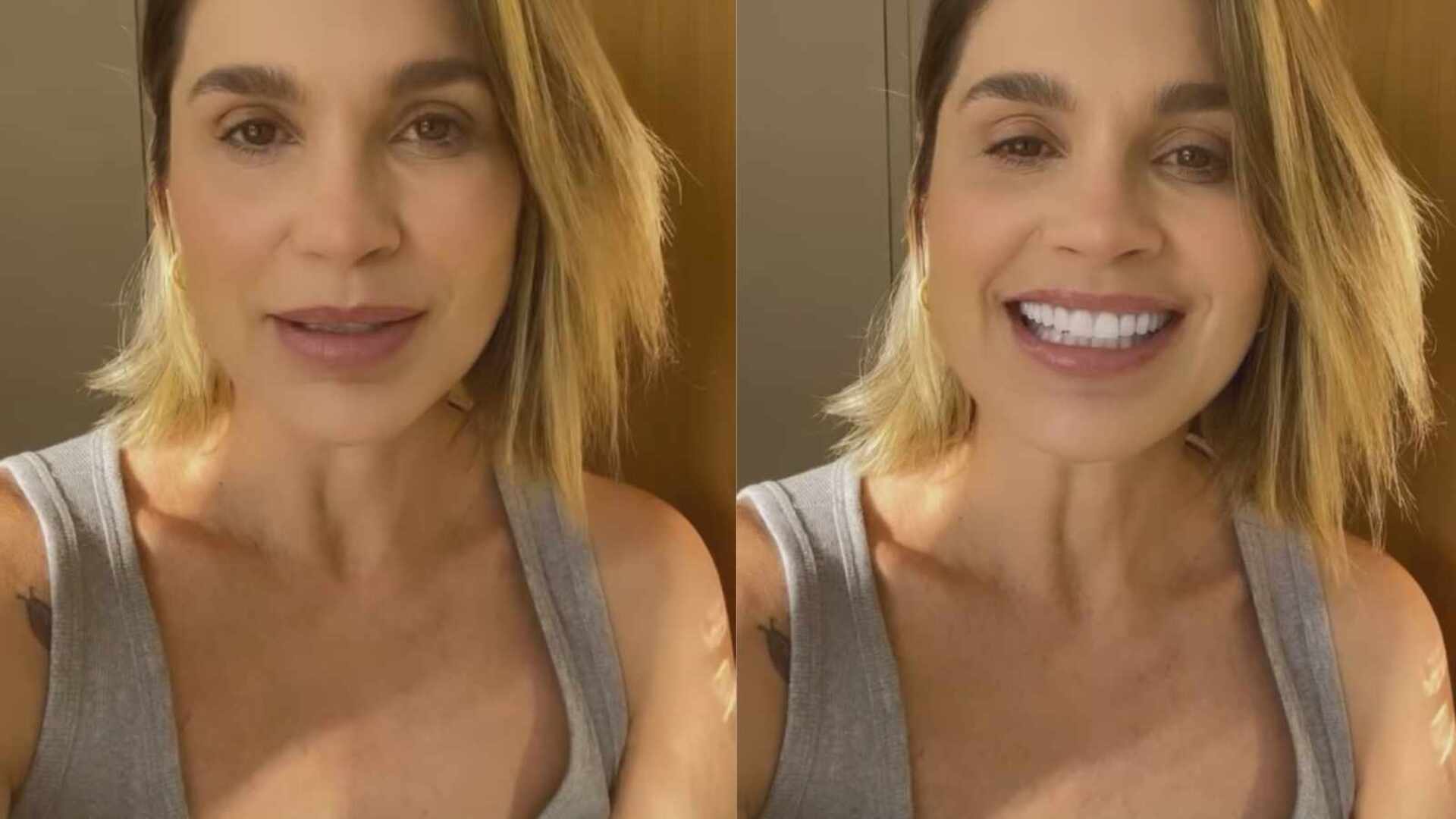 Flávia Alessandra nega que faz xixi em Otaviano Costa: ”Não é o nosso caso”