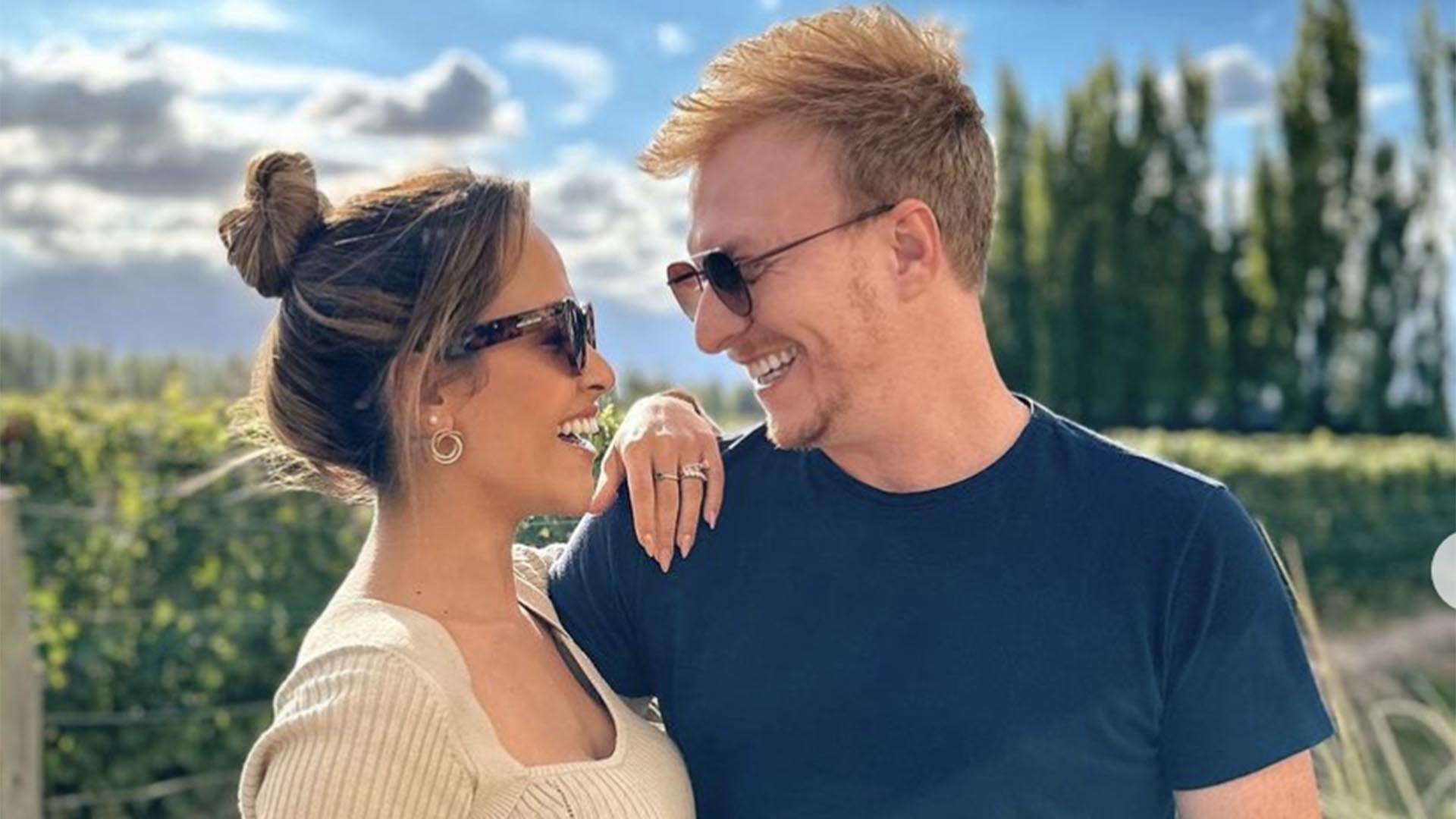Teo Teló reage ao post de Gabi Luthai sobre o casamento deles