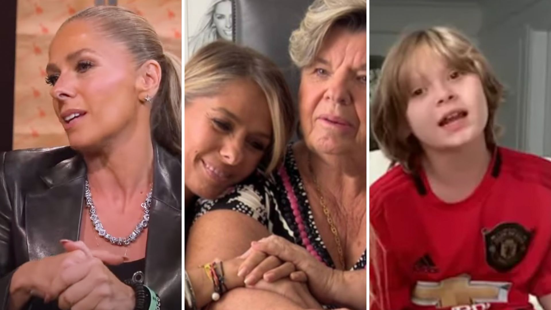 Adriane Galisteu explica porque a mãe não beija o neto: “Metade foi embora”