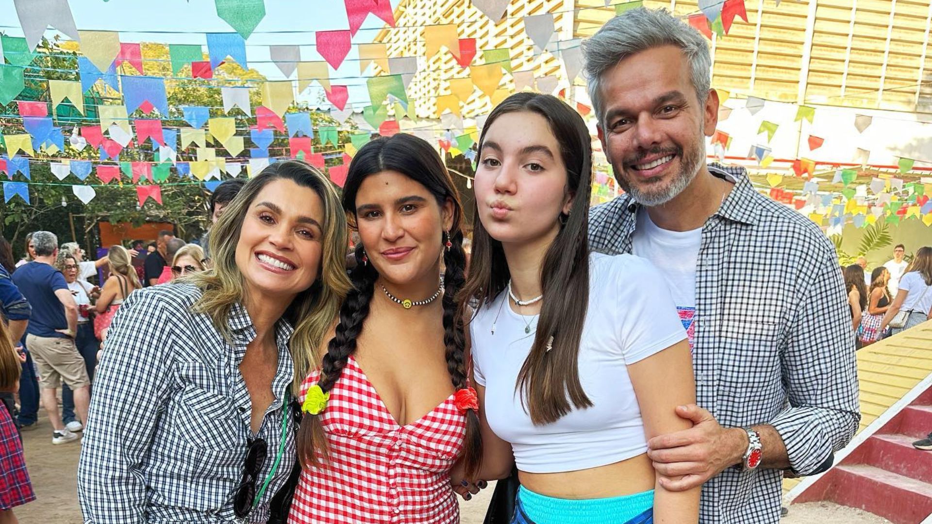 Filha de Flávia Alessandra mudou nome em homenagem a Otaviano Costa; entenda
