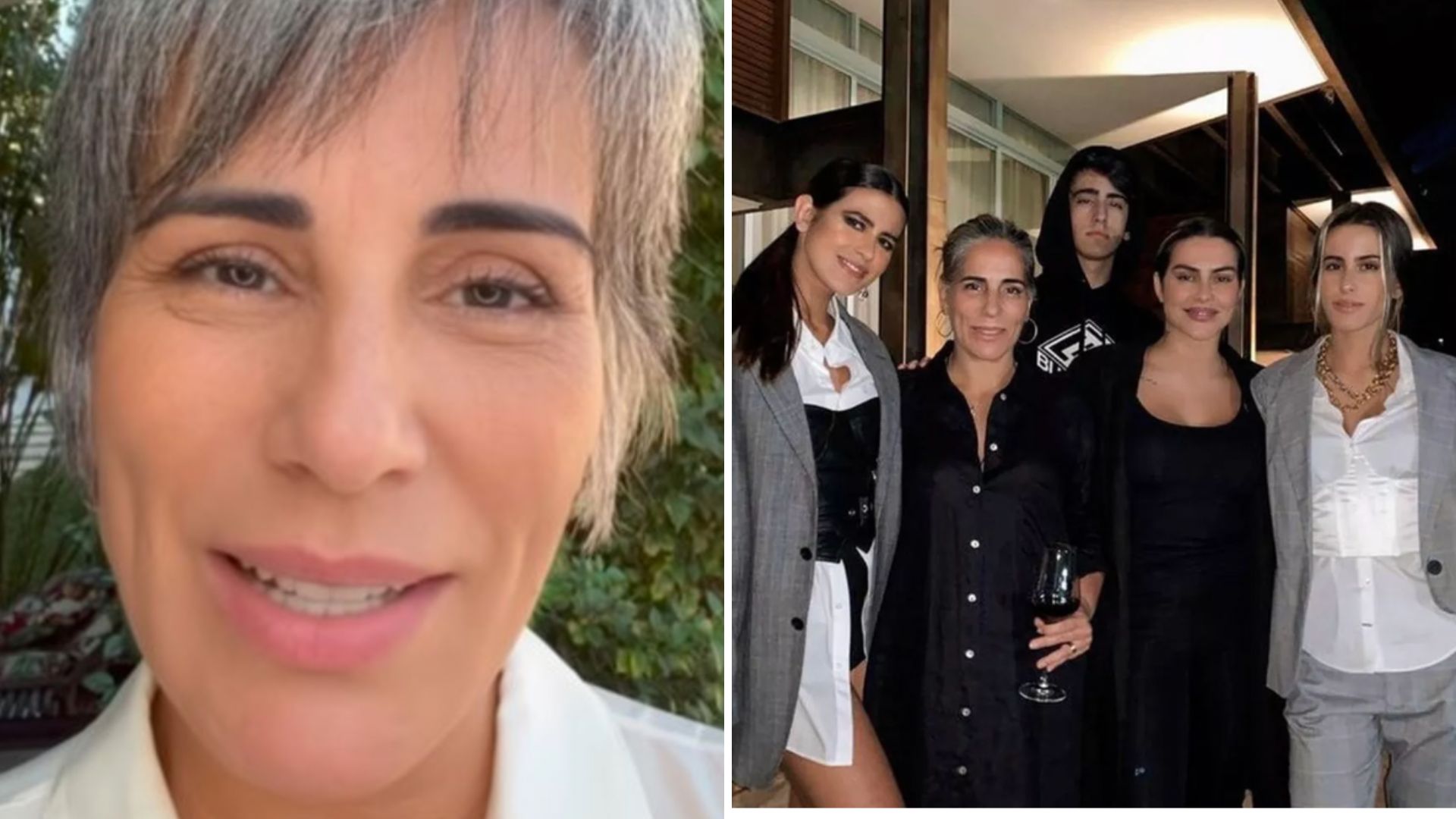 Glória Pires rebate críticas após flagra com a filha: “Faço desde que eram bebês”