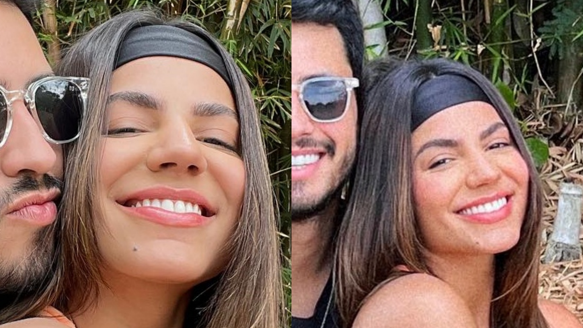 Hariany Almeida surge agarradinha com o namorado, filho do cantor Leonardo: “Amo nós dois”