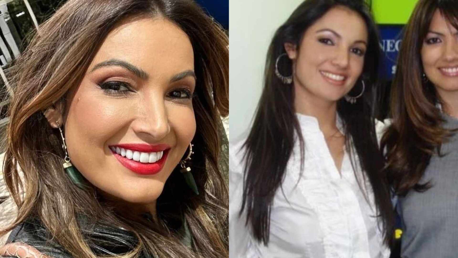 Trigêmeas? Patrícia Poeta choca com foto rara com as irmãs: ”Muito parecidas”