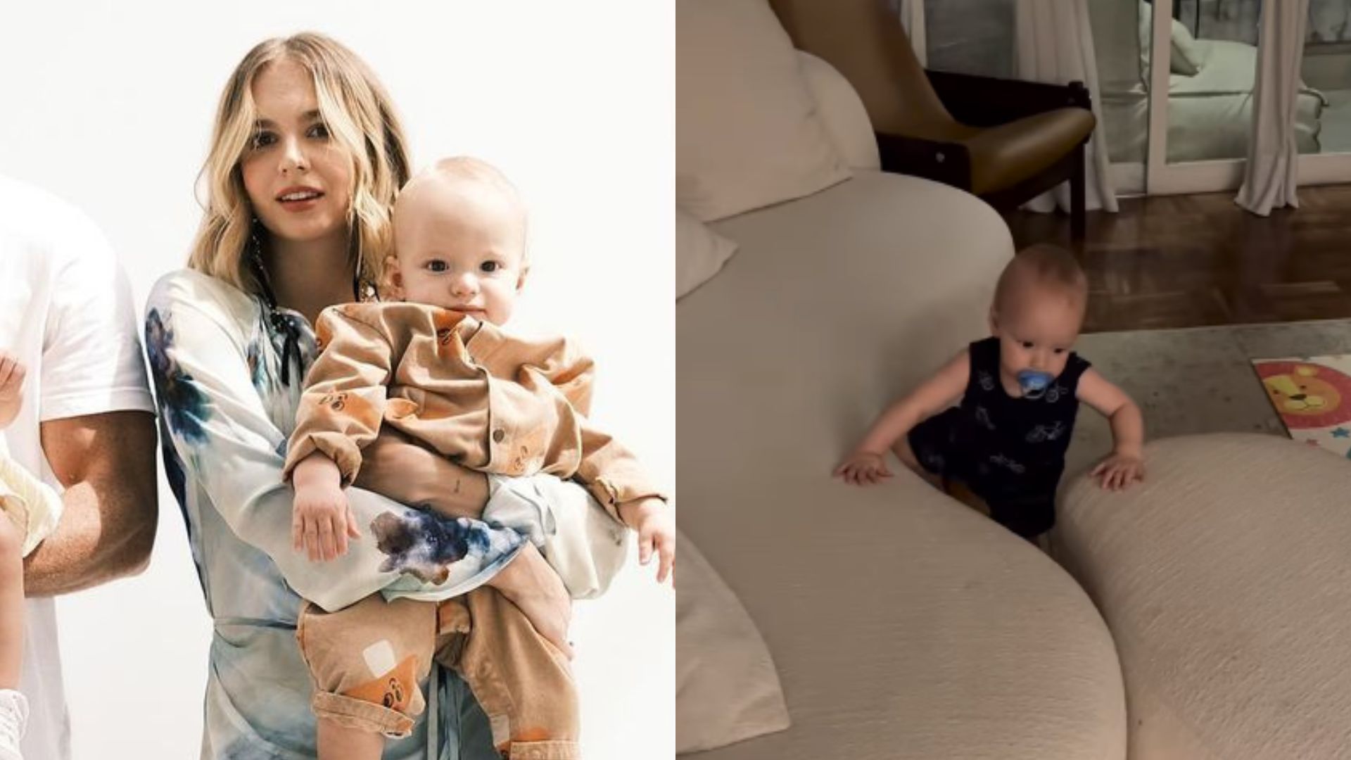Isabella Scherer mostra novo truque do filho e reflete: “Quanto tempo eu dormi?”