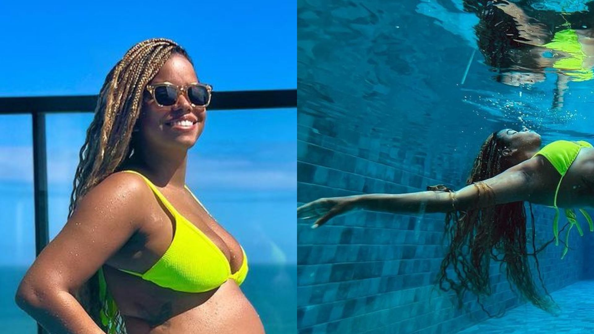 Grávida, Jeniffer Nascimento exibe barrigão em foto conceitual: “Virou lar”