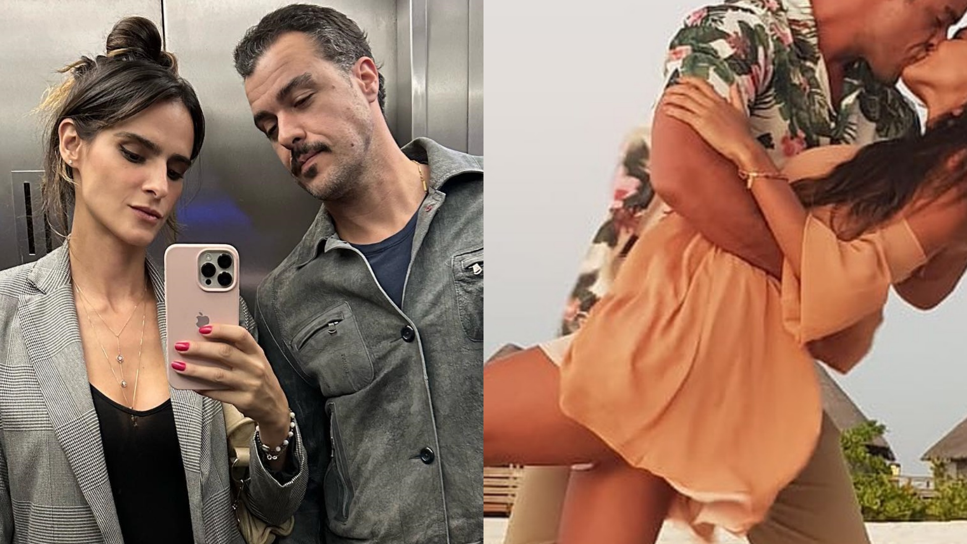 Joaquim Lopes dá beijão em Marcella Fogaça e se declara: “Te amo”