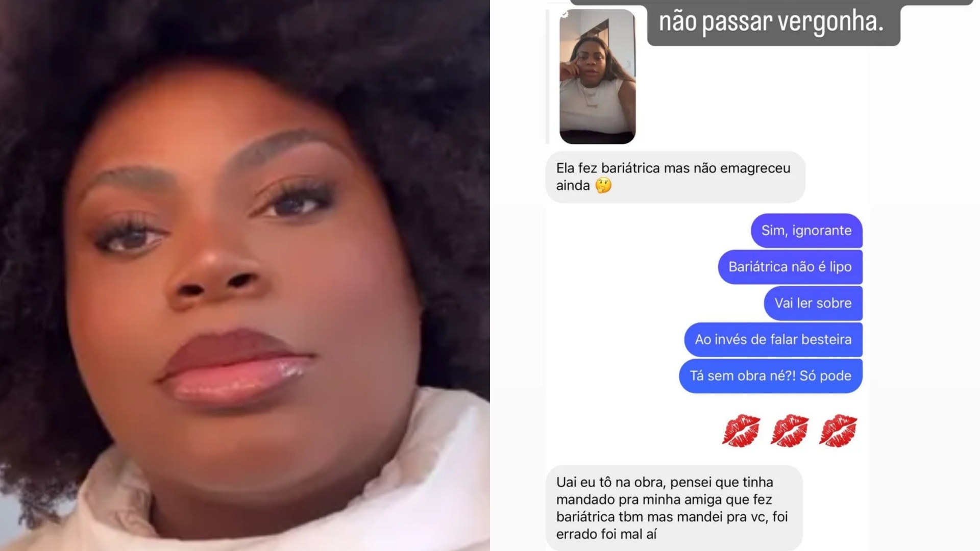 Jojo Todynho se revolta com comentário sobre processo de emagrecimento após bariátrica: ‘Ignorante’
