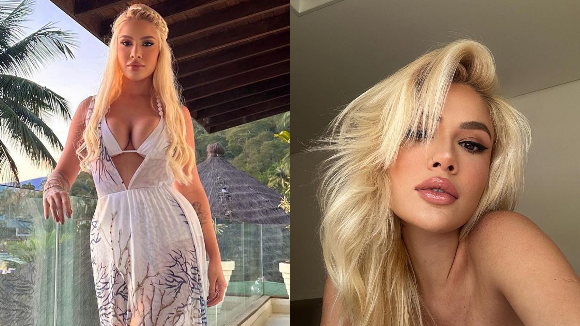 Karoline Lima tira mega-hair, posa ao natural e surpreende famosas com visual: ‘Perfeita’