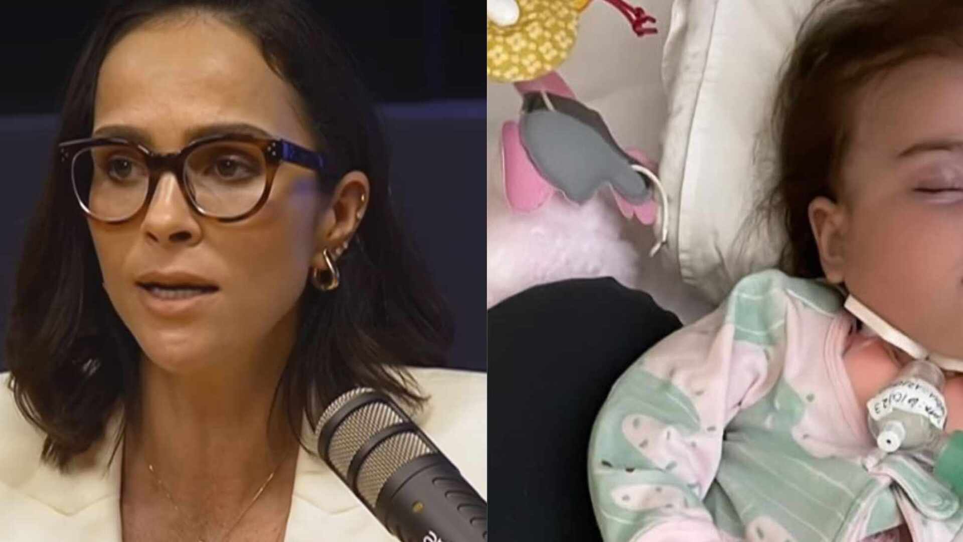 Leticia Cazarré atualiza estado de saúde da filha na UTI: ”Não piorou”