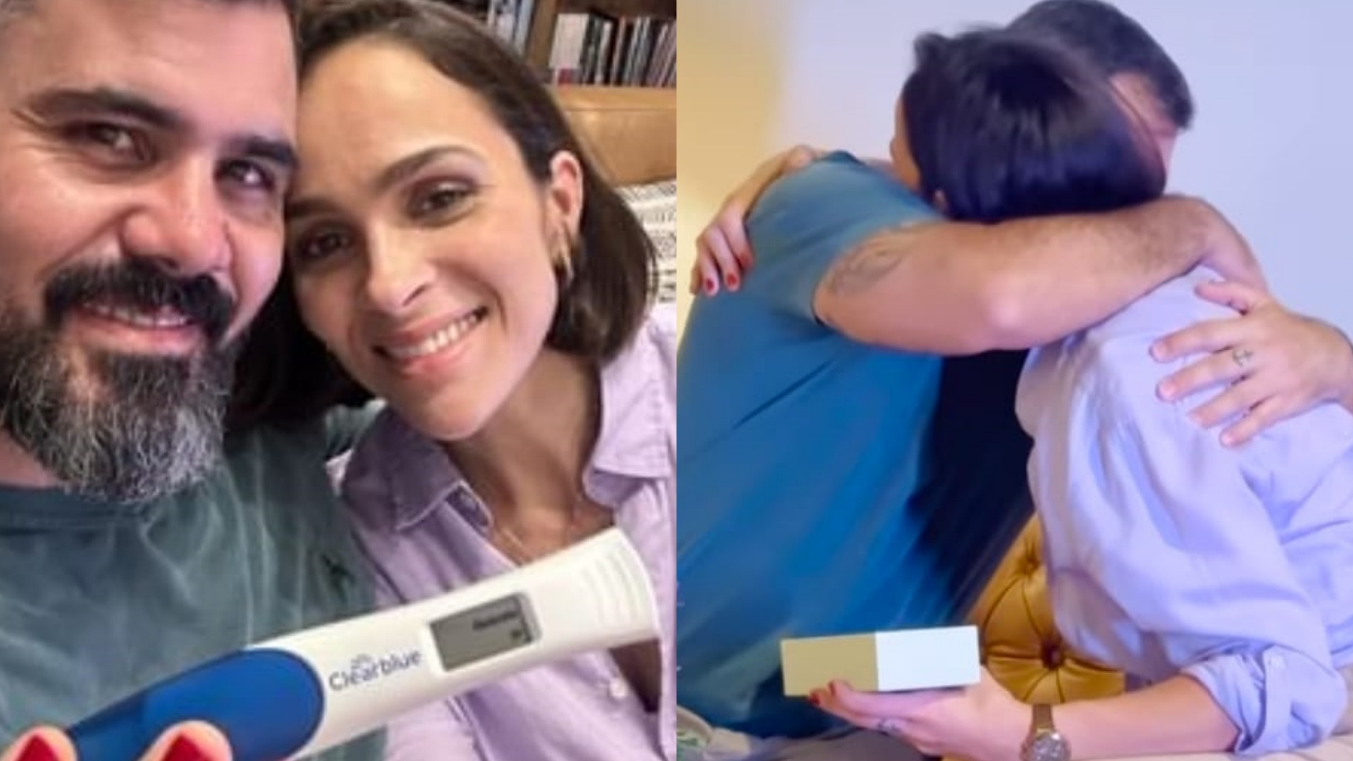 Leticia e Juliano Cazarré anunciam nova gravidez: “Agora somos oito”