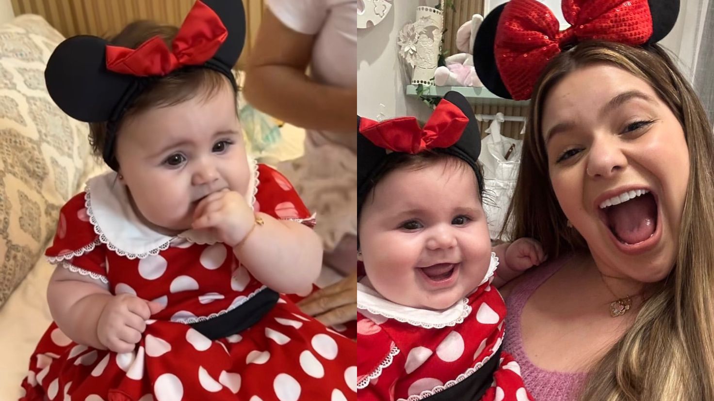 Viih Tube mostra filha, Lua Di Felice, fantasiada de Minnie Mouse e encanta seguidores