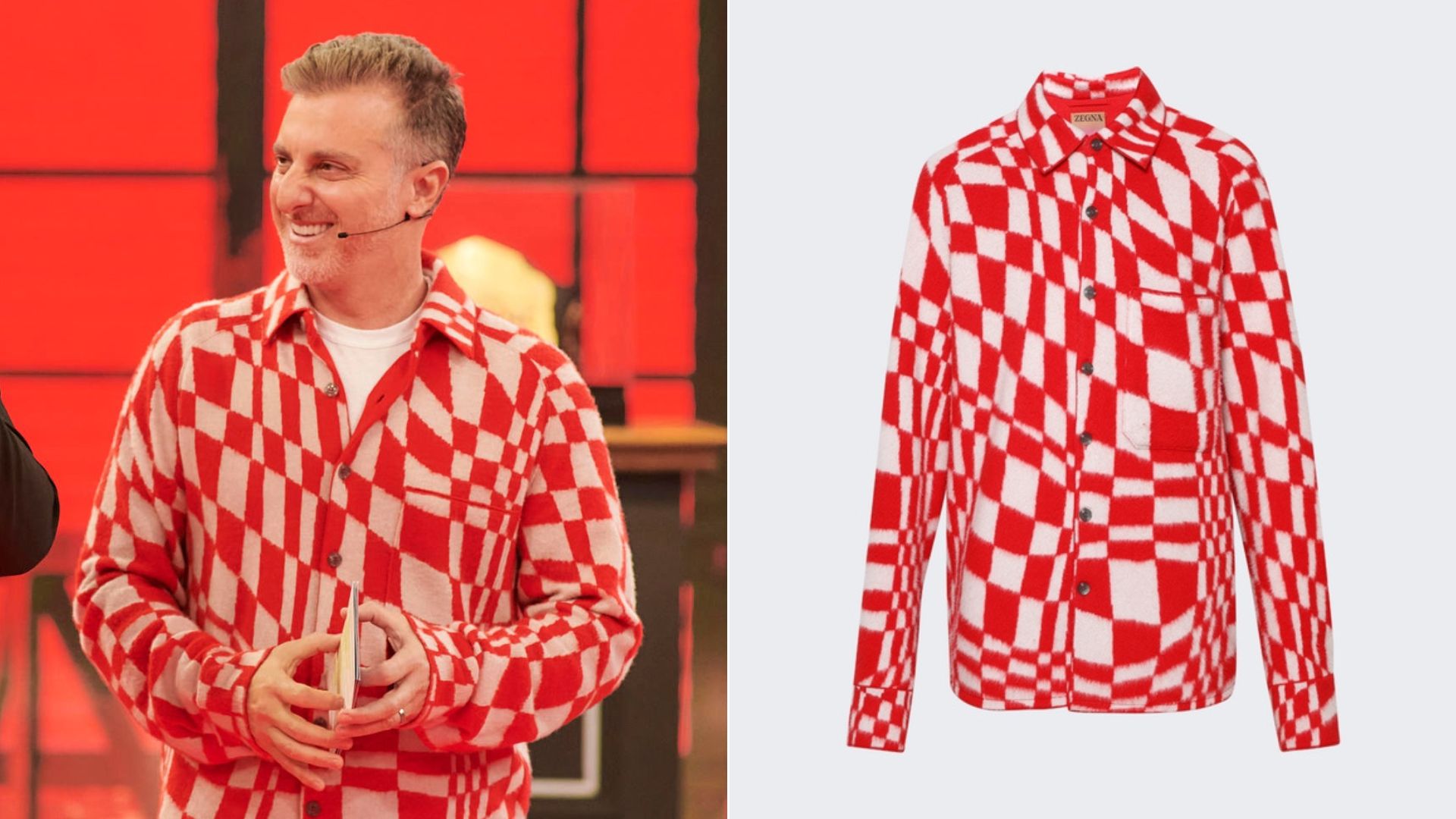 Saiba quanto custa a camisa importada que Luciano Huck usou no Domingão