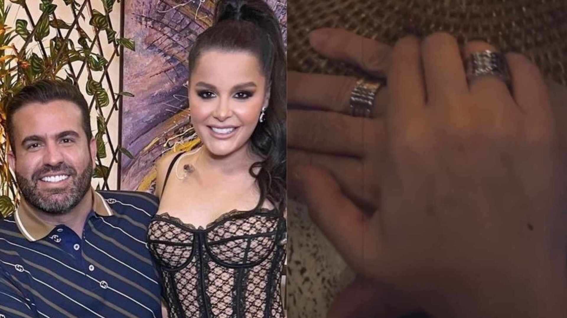 Após trocar alianças, Maraisa revela que está noiva: ”Essa hora chega para todos”