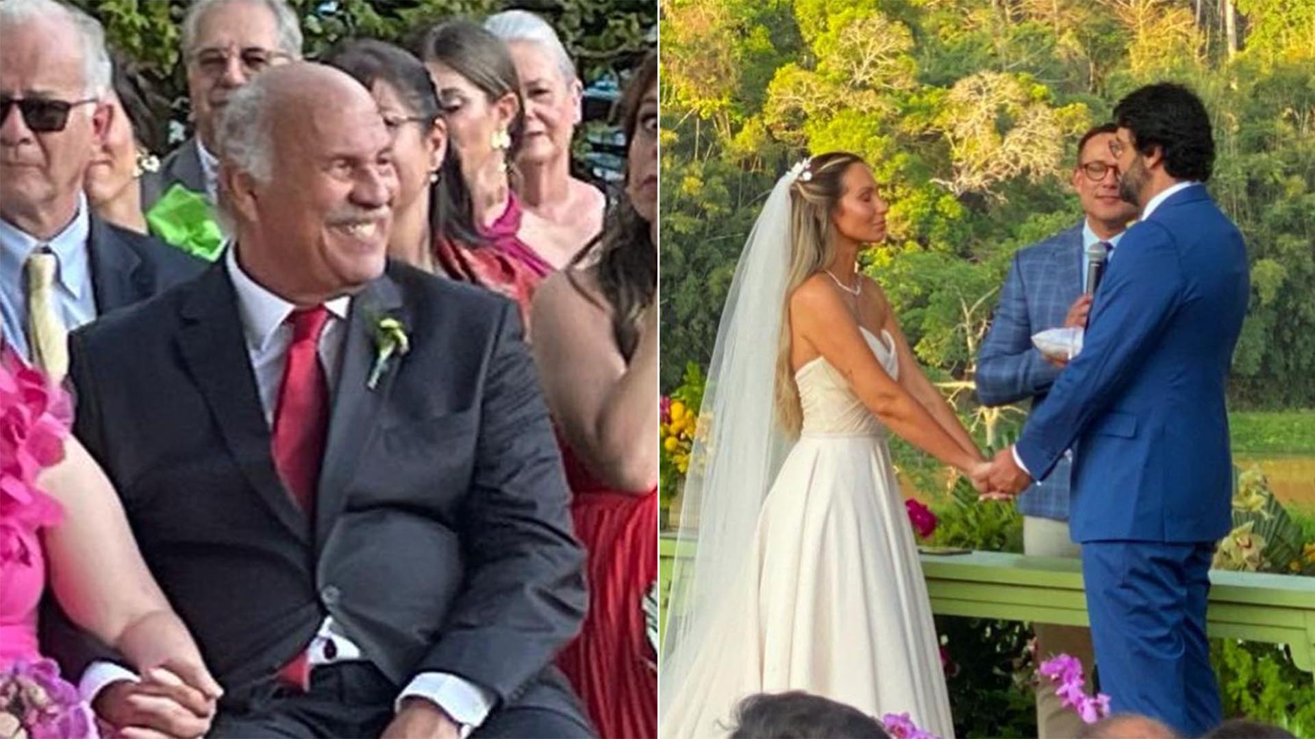 Márcio Canuto celebra o casamento de seu filho, Pedro: ‘Romântico’