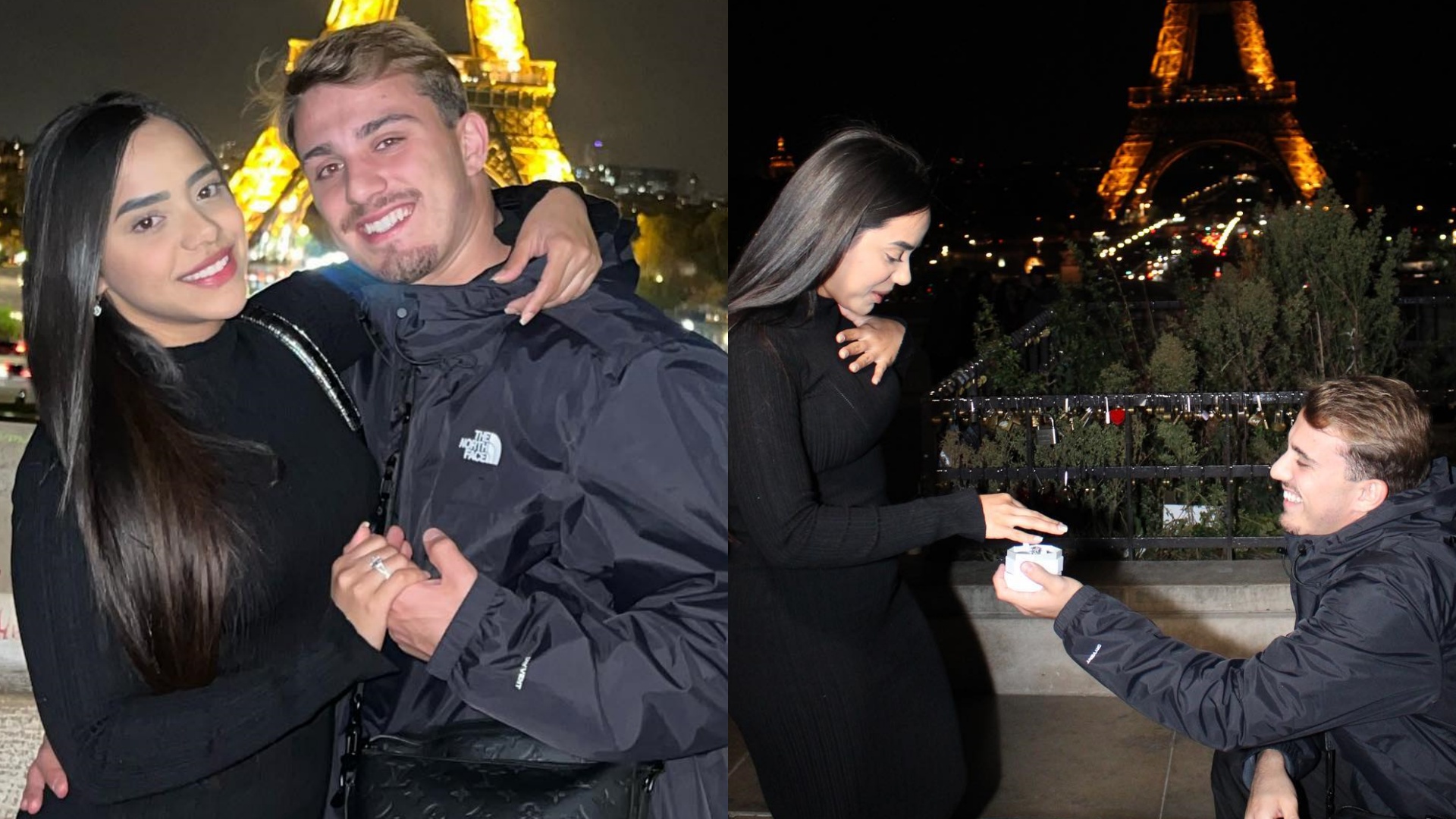Mariely Santos, das Gêmeas Lacração, é pedida em casamento em Paris