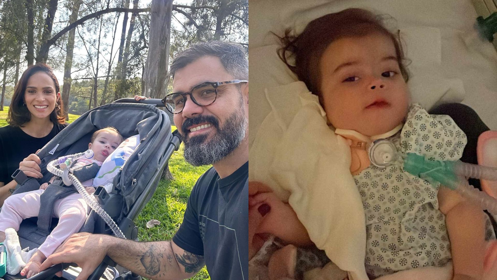 Na UTI, filha de Letícia e Juliano Cazarré passará por cirurgia para tratamento de infecção