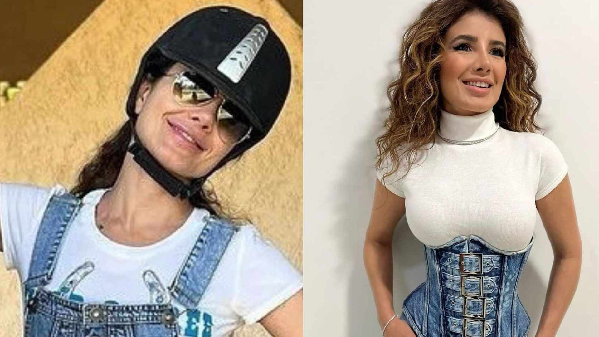 Após causar com espartilho jeans, Paula Fernandes surpreende com jardineira: ”Linda”