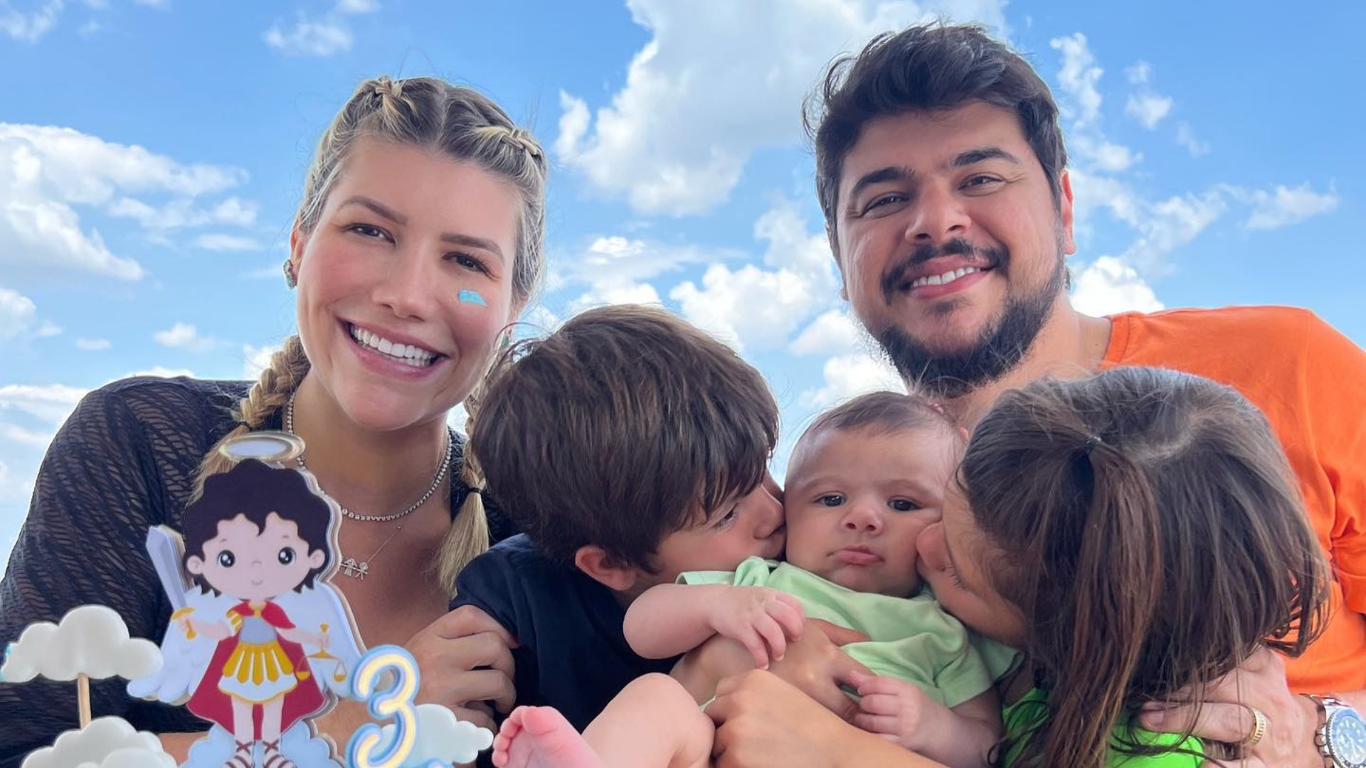 Filho caçula de Cristino e Paula Vaccari escapa de cirurgia: “Gratidão”