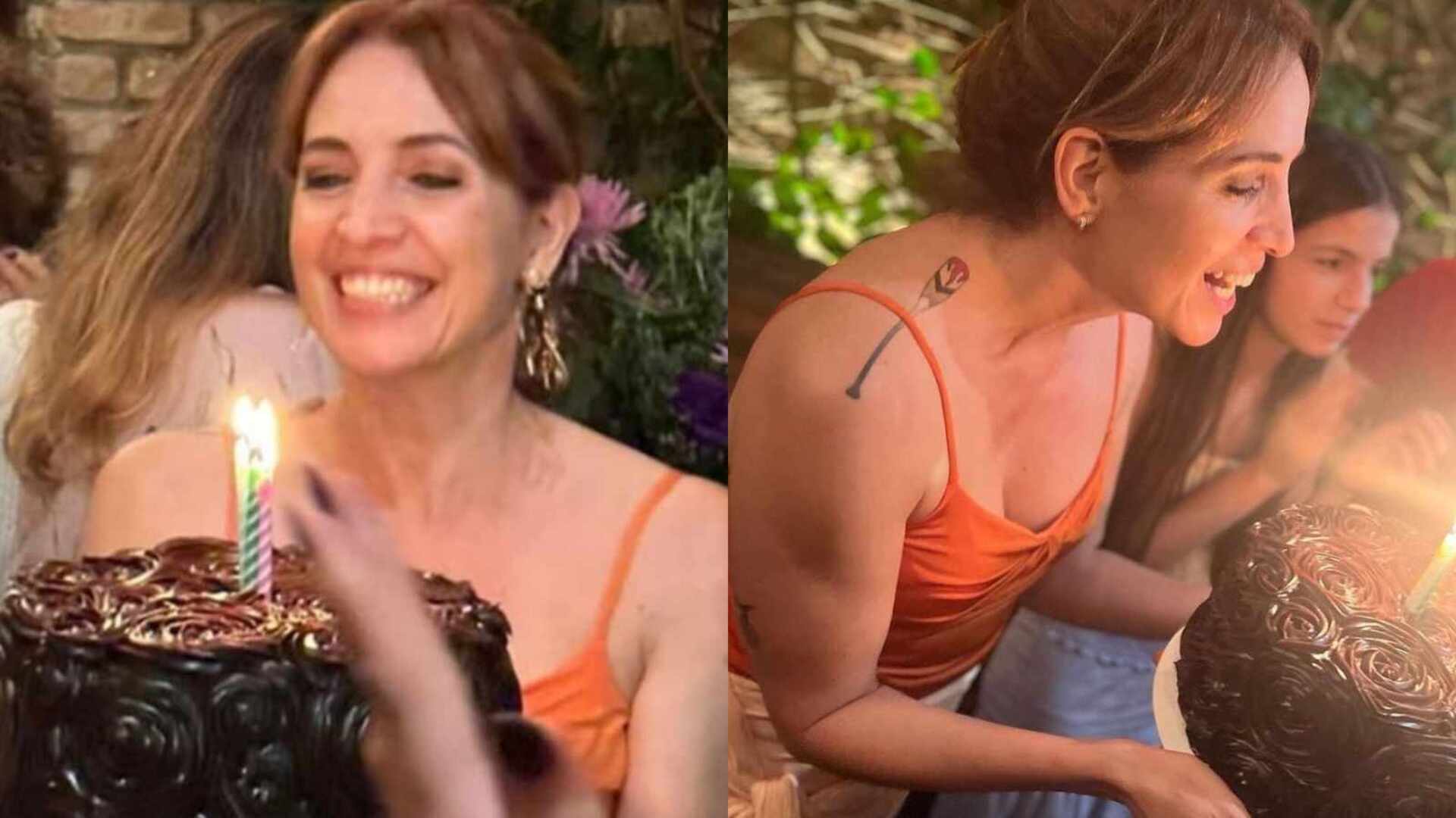 Poliana Abritta comemora aniversário de 48 anos com a família: ”Sou amor”