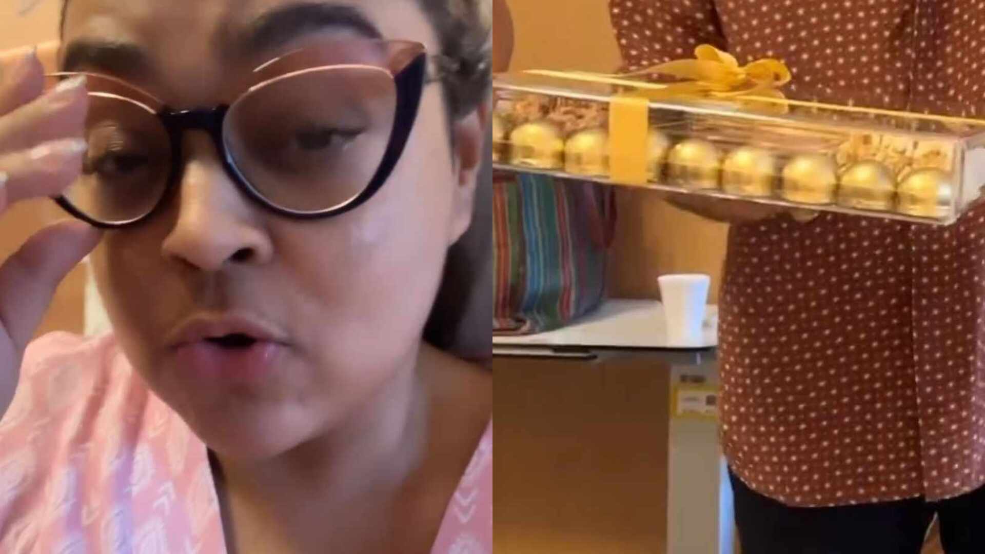 Gafe? Sabrina Sato manda chocolate para Preta Gil: ”Não posso comer”