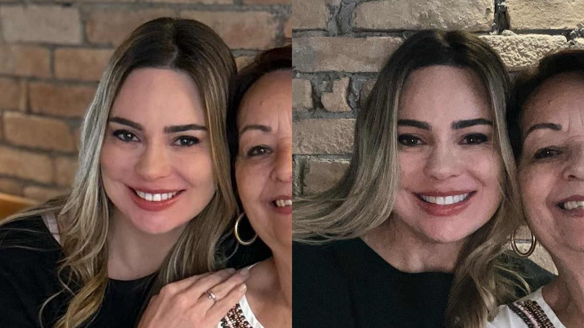 Rachel Sheherazade divide cliques raros com a mãe: “Lindas”