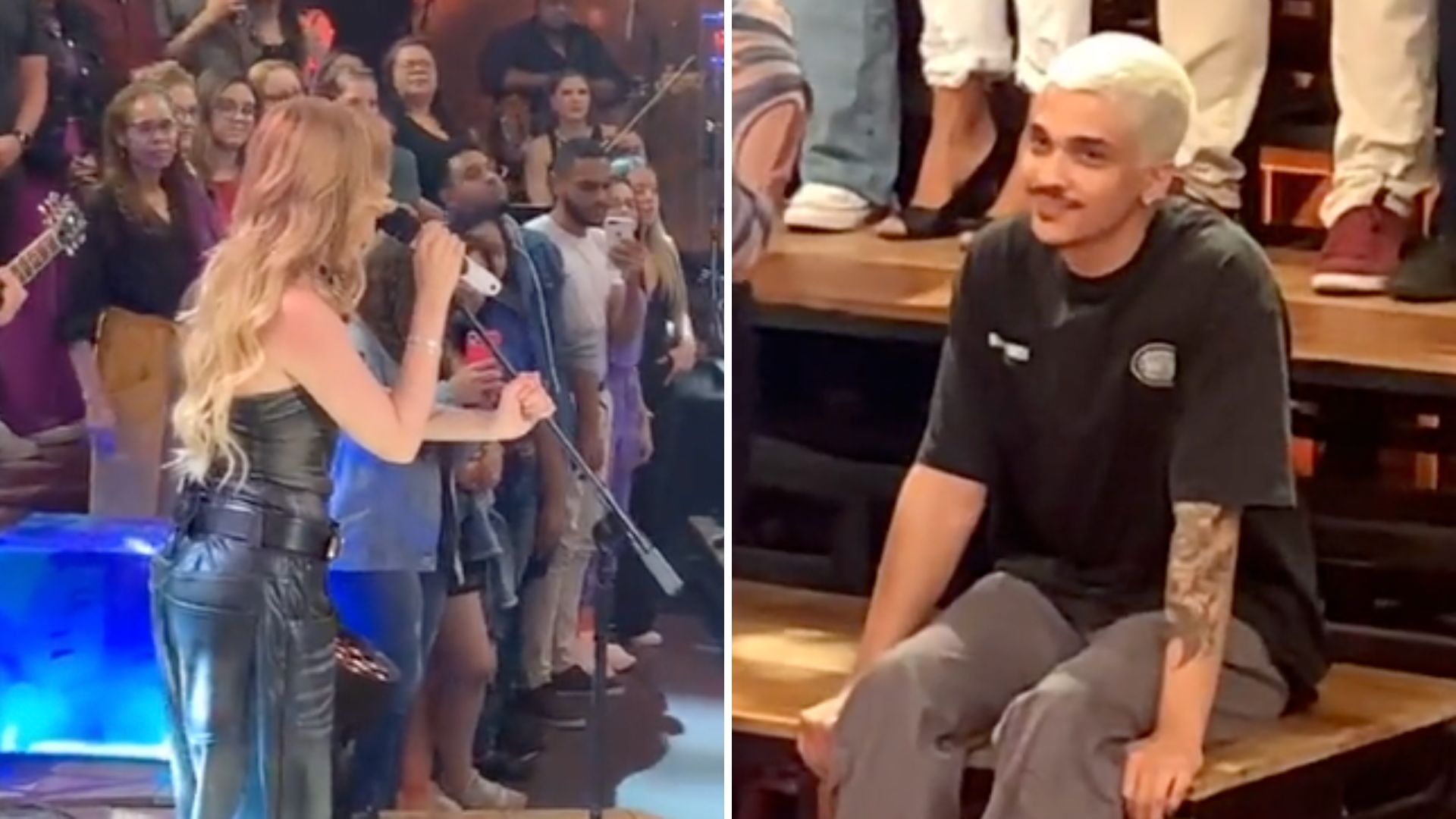 Gente? Reação do namorado de Luisa Sonza nos bastidores do ‘Altas Horas’ divide opiniões
