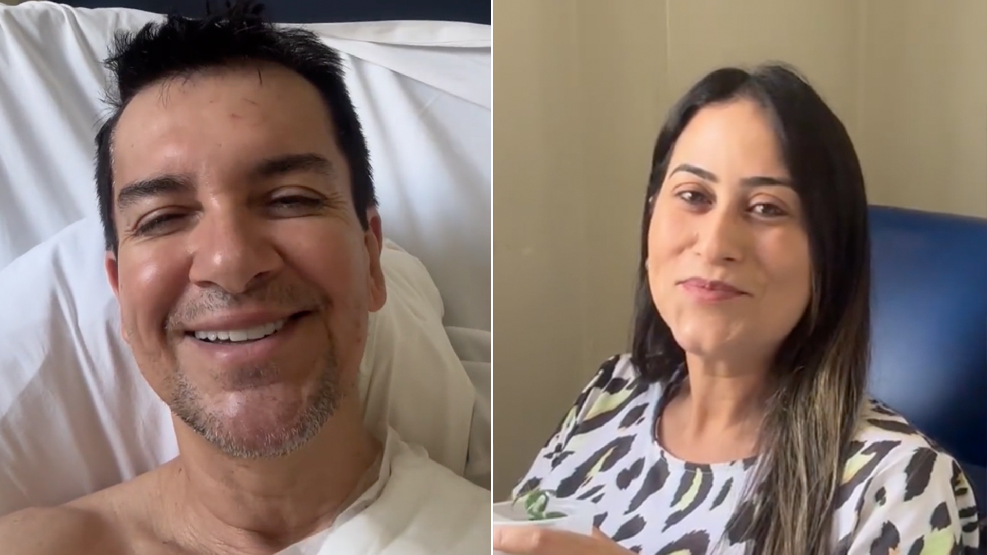 Regis Danese manda recado para a esposa: ‘Dorme em pé’