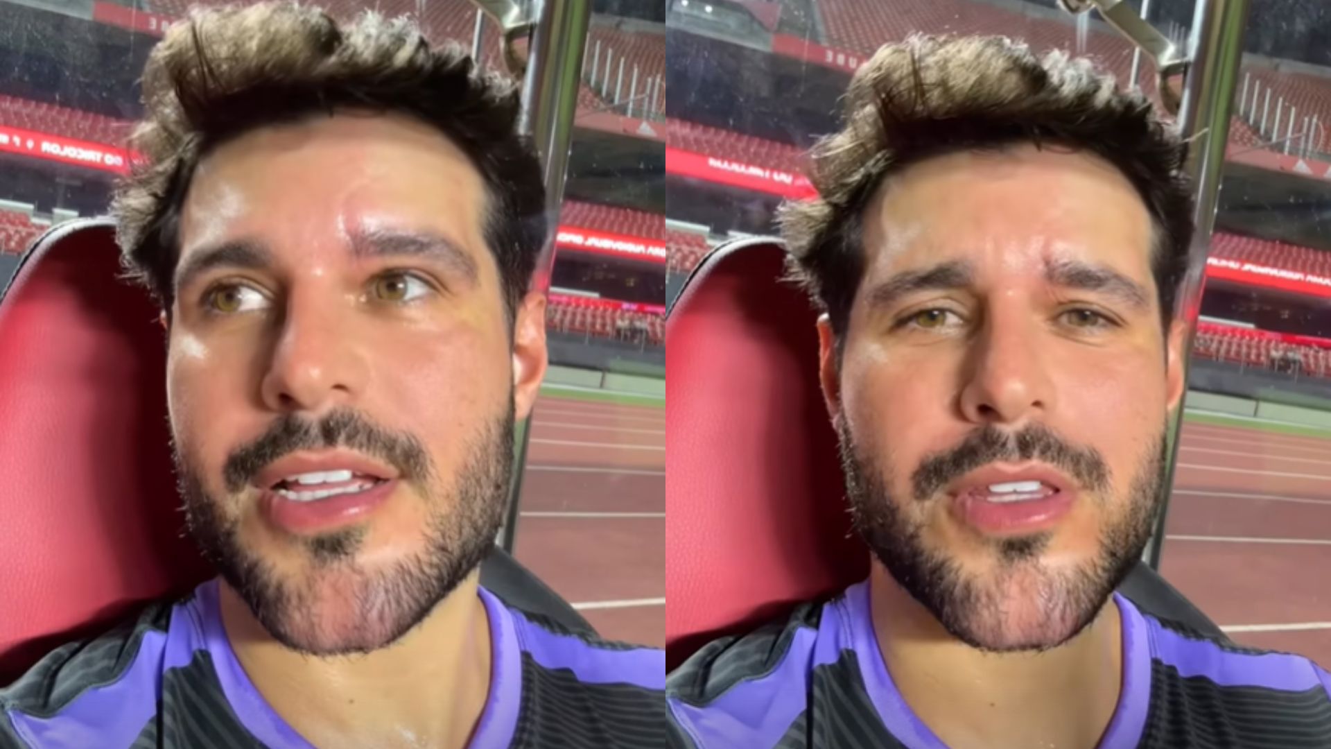 Rodrigo Mussi realiza sonho de infância e relembra grave acidente: “Arrepiado”