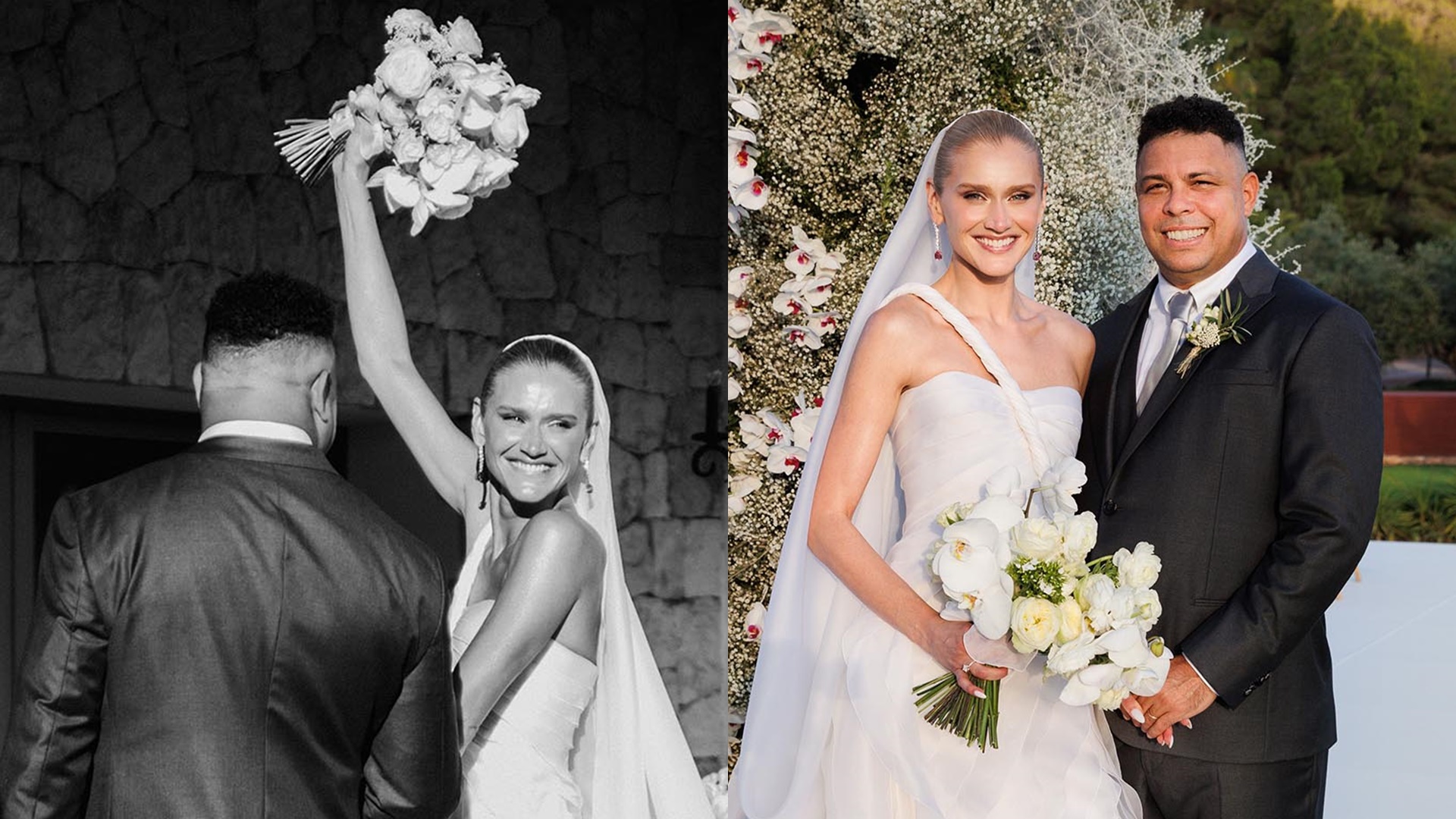 Esposa de Ronaldo fala sobre enteados após casamento: “Maravilhoso poder viver com eles”