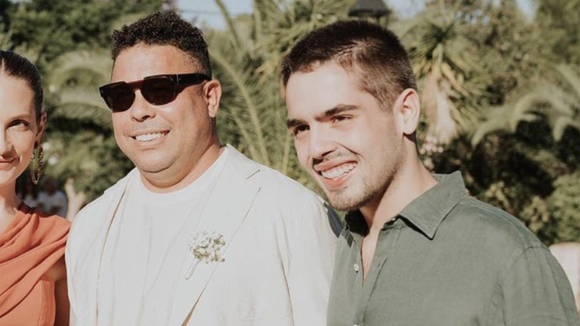 Filho de Faustão, João Silva exibe fotos inéditas do casamento de Ronaldo