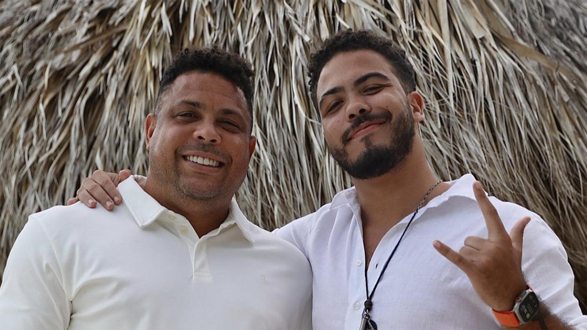 Filho de Ronaldo revela o que deu de presente de casamento para o pai e a madrasta