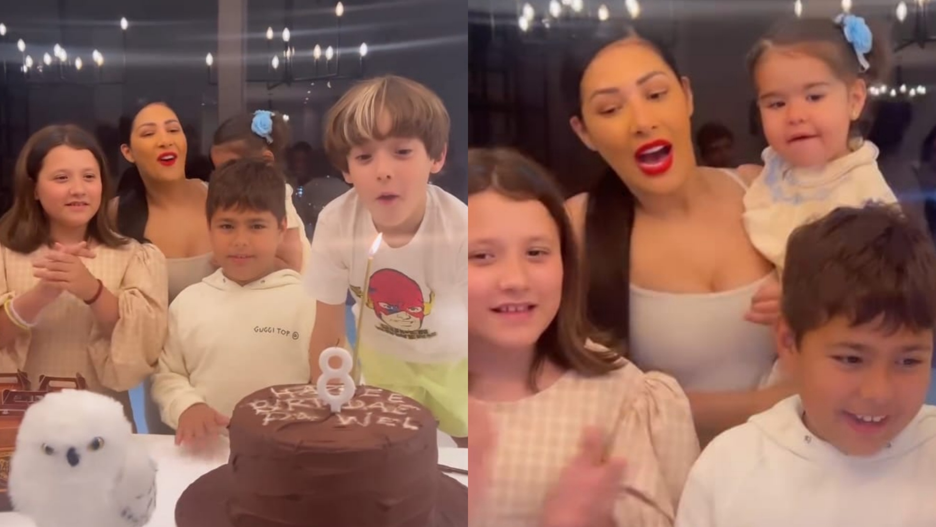Simaria comemora aniversário do filho ao lado de sobrinhos e ausência de Simone é notada: ‘Cadê?’