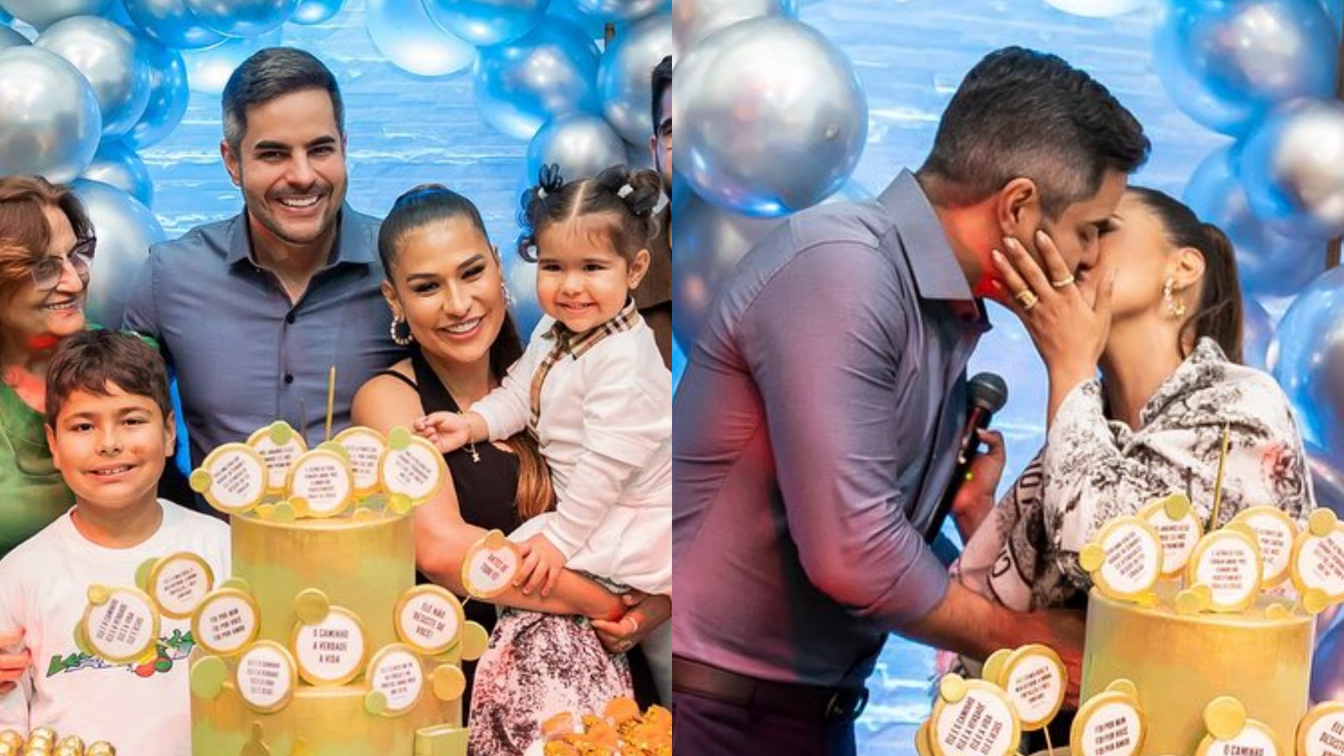 Simone Mendes mostra detalhes da festa de aniversário do marido, Kaká Diniz