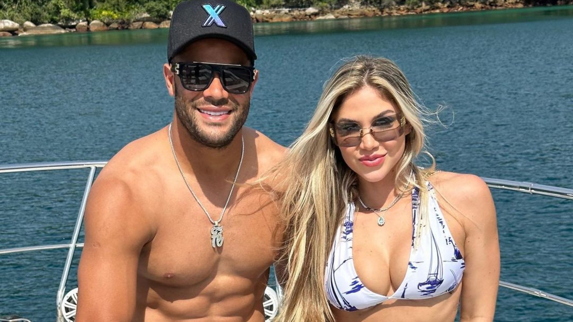 Hulk Paraíba posta fotos com Camila Ângelo e se declara em aniversário da mulher: ‘Apaixonado’
