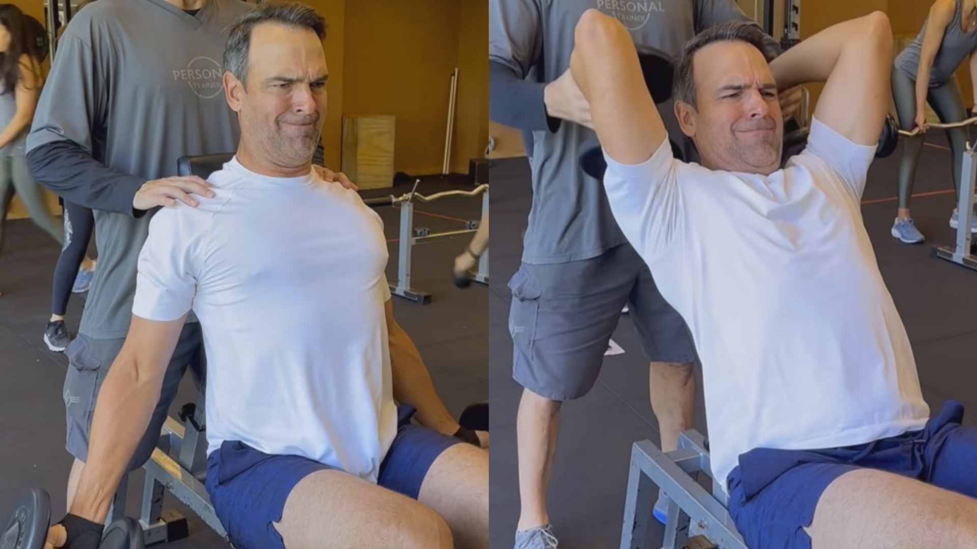 Tadeu Schmidt se inspira em Jojo Todynho e pega pesado em treino: ‘Manter essa belezura não é fácil’