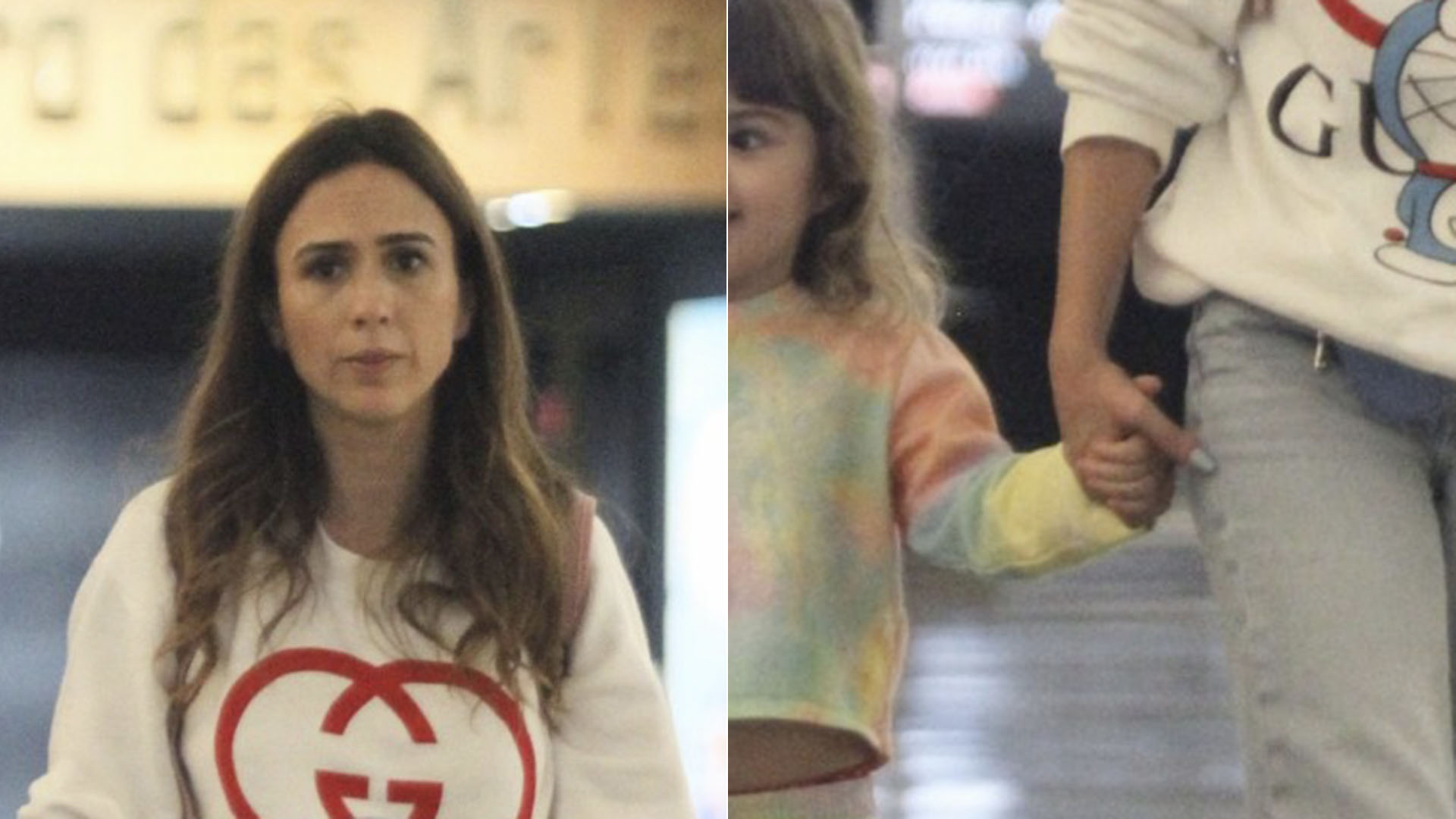 Filha de Tata Werneck esbanja fofura em passeio com a mãe