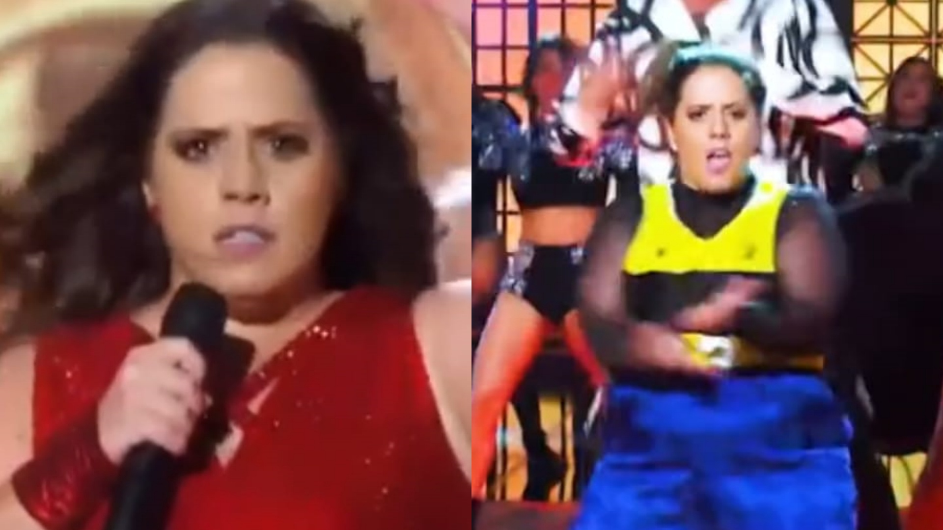 Tati Machado leva público à loucura com performances no ‘Domingão’