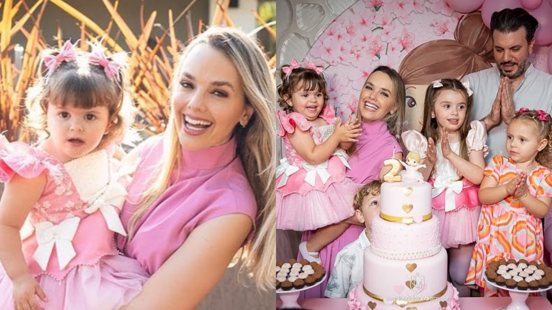 Thaeme Mariôto comemora aniversário da filha caçula com festa luxuosa