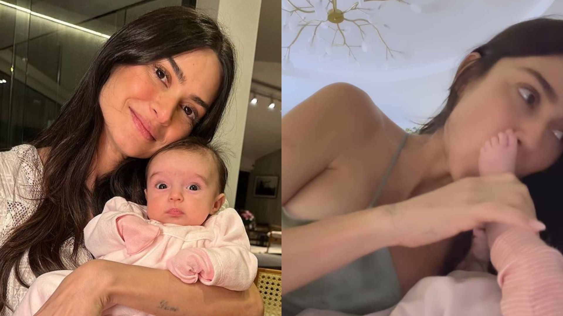 Thaila Ayala compartilha momento encantador com a filha: “Família linda”